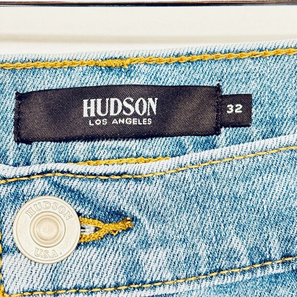 HUDSON Womens Lana Crop Jeans Size 32 Denim High Rise Slim Boyfriend My Girl NEW - Picture 7 of 15